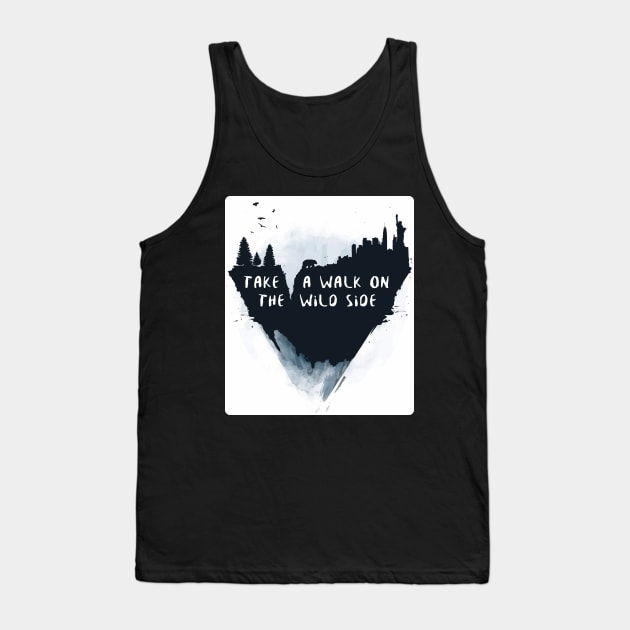 walk on the wild side Tank Top by stopse rpentine